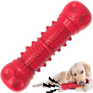 Durable Chew Toys for Aggressive Dogs, Red