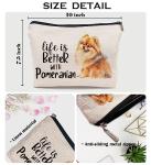 Pomeranian Makeup Bag for Dog Lovers