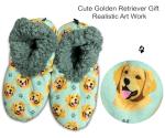 Cozy Golden Retriever Slippers for Dog Lovers