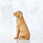 Willow Tree Hand-Painted Dog Love Figure