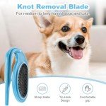 2-Pack Pet Grooming Brushes with Non-Slip Grip