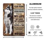 Vintage Metal Sign for Dog Lovers - 8x12