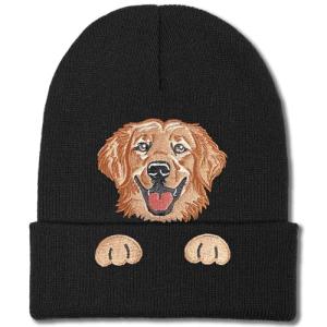 Golden Retriever Beanie Hat for Dog Lovers