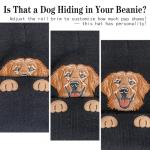 Golden Retriever Beanie Hat for Dog Lovers