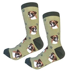 Boxer Dog Cotton Socks - Unisex, One Size