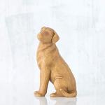 Willow Tree Hand-Painted Dog Love Figure