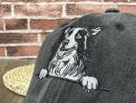 Border Collie Hat for Dog Lovers - Adjustable Cap