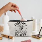 Boxer Dogs Makeup Bag for Dog Lovers