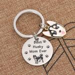 Husky Keychain for Dog Lovers and Owners