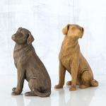 Willow Tree Hand-Painted Dog Love Figure