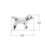 Sterling Silver Labrador Retriever Dog Earrings