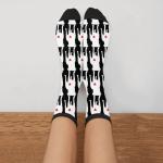 Fun Pitbull Novelty Crew Socks for Dog Lovers