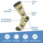 Boxer Dog Cotton Socks - Unisex, One Size