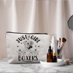 Boxer Dogs Makeup Bag for Dog Lovers