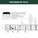 Heavy-Duty 6-Panel Indoor Dog Playpen