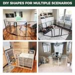 Heavy-Duty 6-Panel Indoor Dog Playpen
