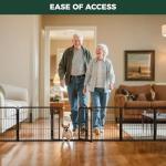 Heavy-Duty 6-Panel Indoor Dog Playpen