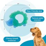 Outward Hound Hedgehog Dog Chew Toy, Blue