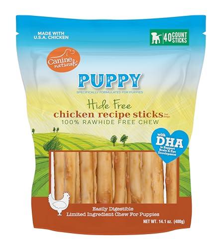 Natural Chicken & Rice Chew Treats for Puppies