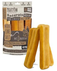 Mighty Paw Yak Cheese Chews for Dogs - 4 Pack
