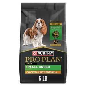 Purina Pro Plan Small Breed Dry Dog Food Chicken and Rice Formula With Guaranteed Live Probiotics - 6 lb. Bag