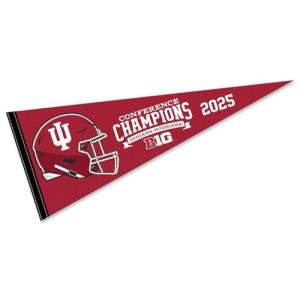 Indiana Hoosiers Big 10 Champions Pennant Flag