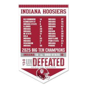 Indiana Hoosiers Champions Banner for Rescue Dogs