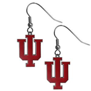 Indiana Hoosiers Team Color Dangle Earrings