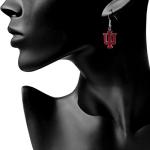 Indiana Hoosiers Team Color Dangle Earrings