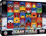 NHL Mascots 100-Piece Puzzle for Kids