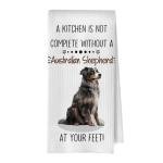 Funny Australian Shepherd Kitchen Towels for Dog Lovers