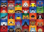 NHL Mascots 100-Piece Puzzle for Kids