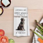 Funny Australian Shepherd Kitchen Towels for Dog Lovers