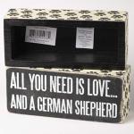 Paw Print Box Sign for Dog Lovers