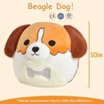 Soft Beagle Plush Toy for Kids and Dogs