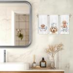 Cute Poodle Hand Towel Set for Dog Lovers