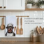 Funny Rottweiler Chef Kitchen Towels Set