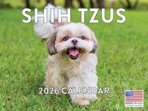 Adorable Shih Tzu 2026 Wall Calendar