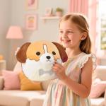 Soft Beagle Plush Toy for Kids and Dogs