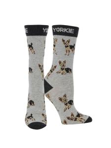 Yorkie Puppy Crew Socks for Dog Lovers