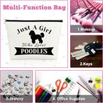 Poodle Lover Makeup Bag - Perfect Gift!