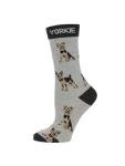 Yorkie Puppy Crew Socks for Dog Lovers