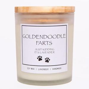 Goldendoodle Mom Gift - Lavender Soy Candle