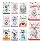 11-Piece Doodle Dog Kitchen Towel Set