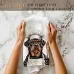 Funny Rottweiler Chef Kitchen Towels Set