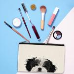 Shih Tzu Dog Canvas Makeup Bag and Organizer