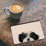 Shih Tzu Dog Canvas Makeup Bag and Organizer