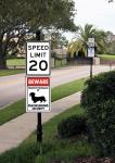 Dachshund Security Sign for Pet-Friendly Spaces
