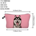 Siberian Husky Makeup Bag for Dog Lovers