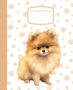 Pomeranian Watercolor Notebook for Dog Lovers